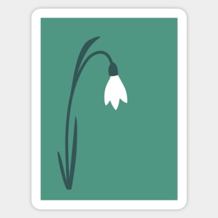 The first Snowdrop Sticker